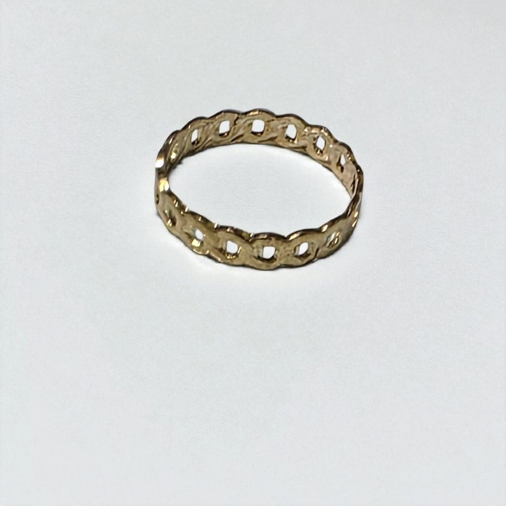 Gold Chain Link Ring